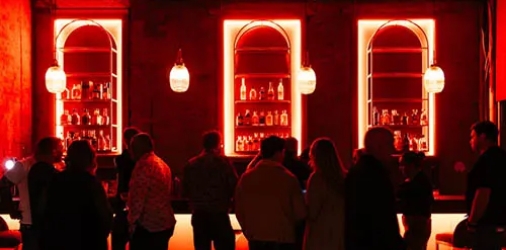 Theatrical Cocktail Bar at the Crimson Cocktail Lounge - Fleadh Cheoil at Haymarket Belfast