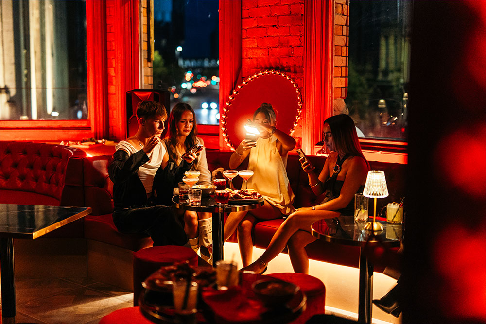 Classy Cocktails in Crimson - Haymarket Belfast