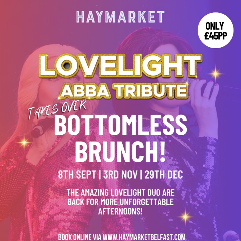 Lovelight ABBA  Tribute | Bottomless Brunch Takeovers