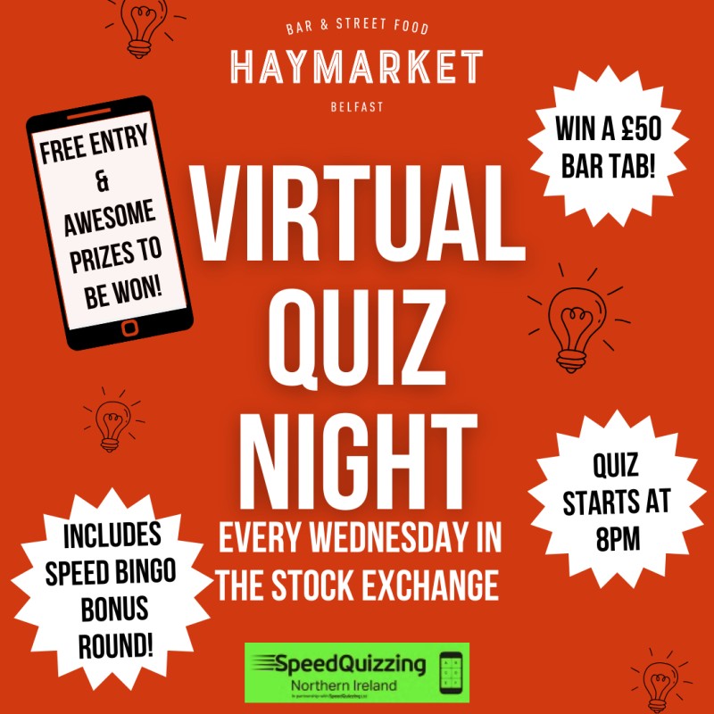 Virtual Quiz Night - Haymarket Belfast